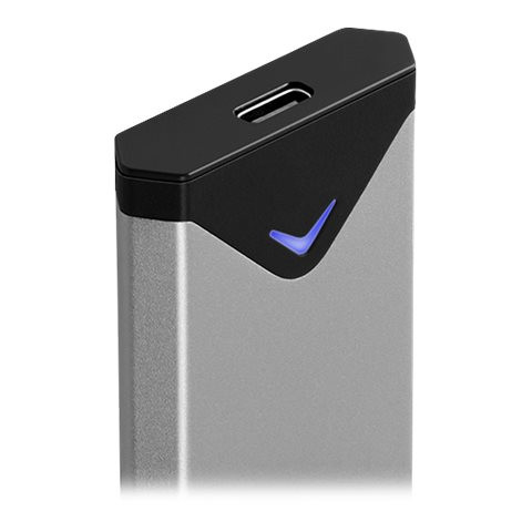 AXAGON External SuperSpeed+ USB-C metal box for M.2 NVMe SSD disks having sizes of up 42 to 80 mm | EEM2-UG2