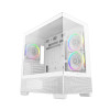 Deepcool korpuss | CG380 3F | balts | Micro ATX