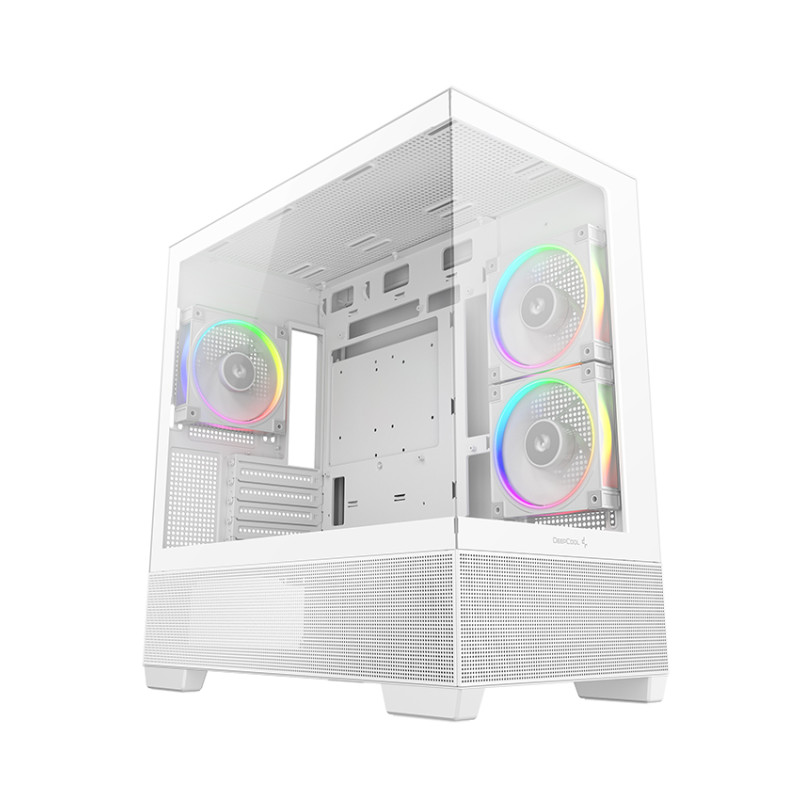 Deepcool korpuss | CG380 3F | balts | Micro ATX