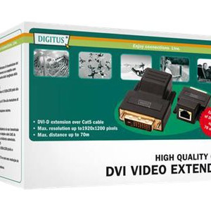 Digitus | DVI pagarinātājs pār Cat.5 / Cat.6 | DS-54101