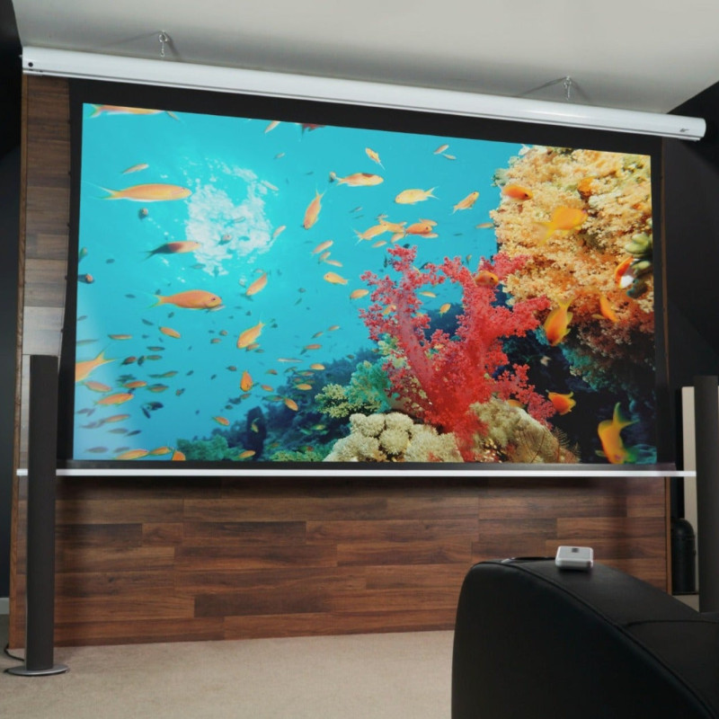 Elite Screens elektriskais projekcijas ekrāns, balts | SKT150XHW2 | Diagonāle 150