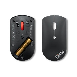 Lenovo | ThinkPad Bluetooth Silent Mouse w/o battery | Wireless | Bluetooth 5.0 | Black | 1 year(s)