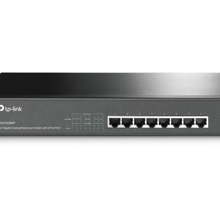 TP-LINK | Switch | TL-SG1008MP | Unmanaged | Desktop/Rackmountable | Gigabit Ethernet (copper) ports quantity 8 | PoE+ ports quantity 8 | Power supply type Single | 36 month(s)