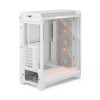 Fractal Design Meshify 3 | Ambience Pro RGB balts TG ar skaidru toni | ATX