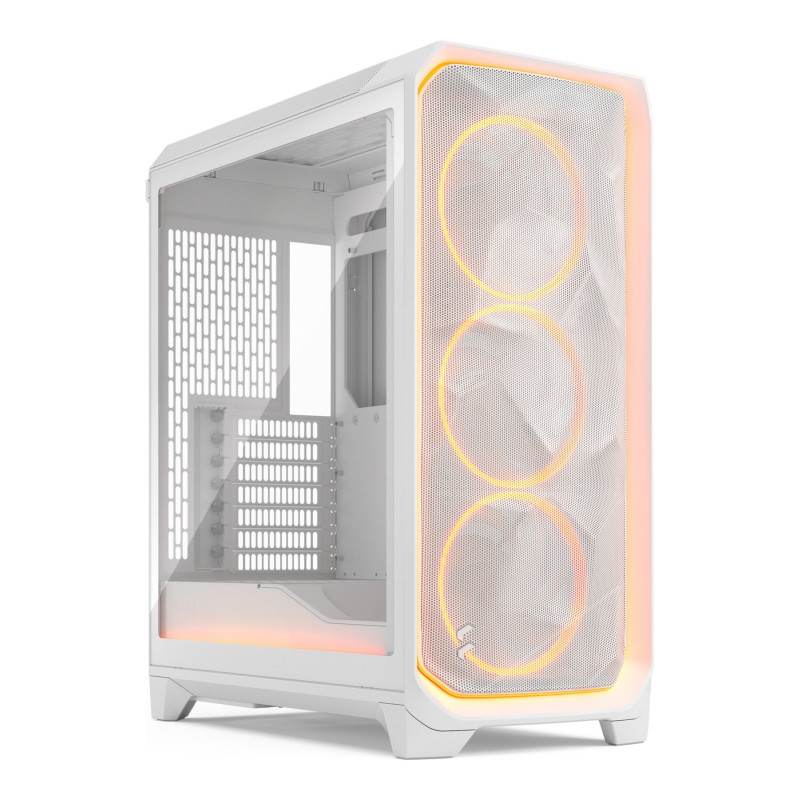 Fractal Design Meshify 3 | Ambience Pro RGB balts TG ar skaidru toni | ATX
