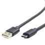 Cablexpert CCP-USB2-AMCM-1M USB 2.0 AM uz Type-C kabelis (AM/CM), 1 m | Cablexpert