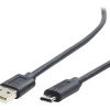 Cablexpert CCP-USB2-AMCM-1M USB 2.0 AM uz Type-C kabelis (AM/CM), 1 m | Cablexpert