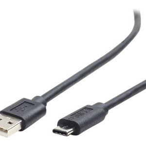 Cablexpert CCP-USB2-AMCM-1M USB 2.0 AM uz Type-C kabelis (AM/CM), 1 m | Cablexpert
