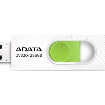 ADATA | USB zibatmiņa | UV320 | 256 GB | USB 3.2 Gen1 | Balta/Zila-Zaļa