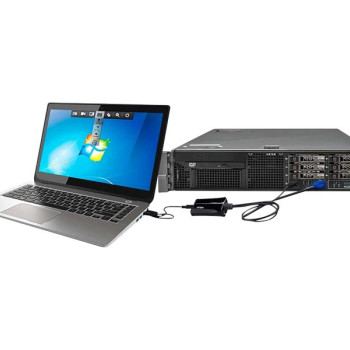 Aten | Klēpjdatora USB KVM konsoles Crash Cart adapteris IT komplekts | CV211CP1 | 1 x USB Mini Type B ligzda, 1 x USB Type A spraudnis, 1 x VGA spraudnis (zils)