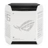Asus | Wifi 6 802.11ax Trīsbāņu Gigabit spēļu Mesh maršrutētājs | GT6 ROG Rapture (1-Pack) | 802.11ax | 574+4804+4804 Mbit/s | 10/100/1000 Mbit/s | Ethernet LAN (RJ-45) porti 3 | Mesh atbalsts Jā | MU-MIMO Jā | Nav mobila platjosla | Antenas tips Iekšējā