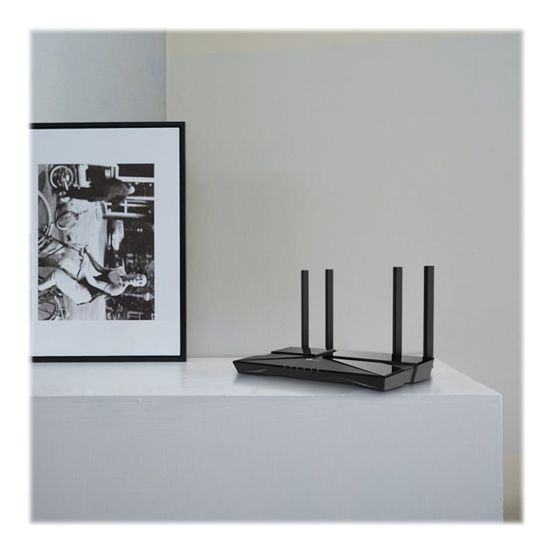 TP-LINK | Divu joslu Wi‑Fi 6 maršrutētājs | Archer AX23 AX1800 | 802.11ax | 1201+574 Mbit/s | Ethernet LAN (RJ-45) pieslēgvietas 4 | Mesh atbalsts Jā | Antenas tips Ārējā