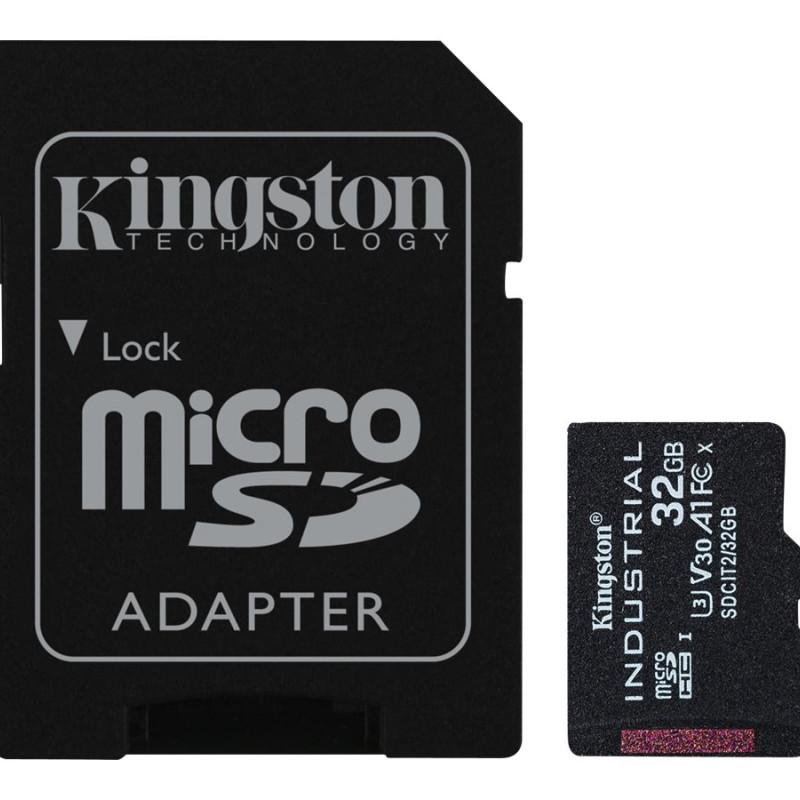 Kingston | UHS-I | 32 GB | microSDHC/SDXC Industrial Card | Flash memory class Class 10, UHS-I, U3, V30, A1