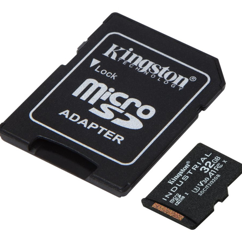 Kingston | UHS-I | 32 GB | microSDHC/SDXC Industrial Card | Flash memory class Class 10, UHS-I, U3, V30, A1