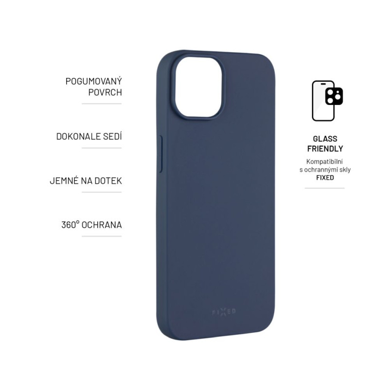 Fixed | Story | Aizmugures vāciņš | Apple | iPhone 14 Plus | Gumēts | Zils