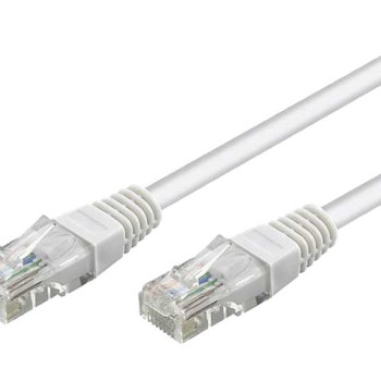 Komunikācijas kabelis | 68638 CAT 6 U/UTP | PVC AWG 24/7 | Kabeļa garums: 7.5 m | Balts