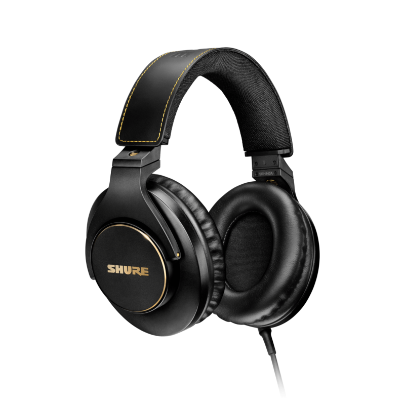 Shure | Profesionālās studijas austiņas | SRH840A | Ar vadu | Apklāj ausis | Melna