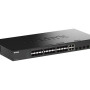 D-Link 20 portu SFP + 4x GE/SFP combo + 4 portu 10G SFP+ kaudējams Smart slēdzis | D-Link