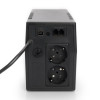 Digitus | Line-Interactive UPS | Line-Interactive UPS DN-170063, 600VA, 360W, 1x 12V/7Ah akumulators, 2x CEE 7/7 kontaktligzda, 2x RJ-11, 1x USB 2.0 type B, LED, simulēta sinusa viļņa, 298x101x142mm, 4.35kg | 600 VA | 360 W