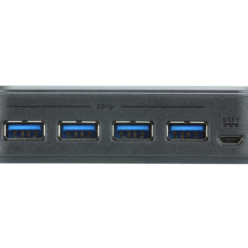 Aten | 4x4 USB 3.2 Gen1 perifērijas koplietošanas slēdzis | US434