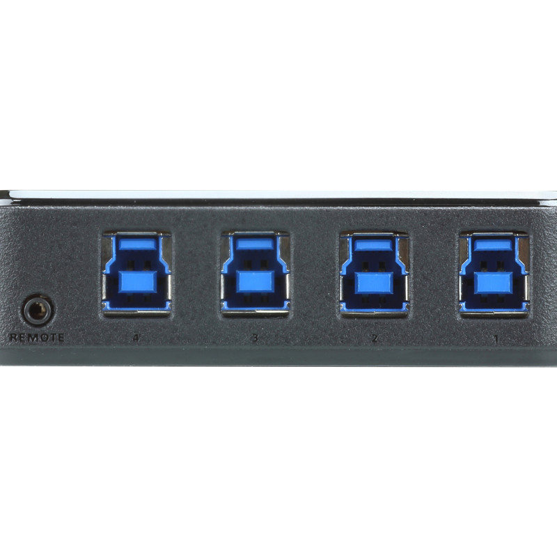 Aten | 4x4 USB 3.2 Gen1 perifērijas koplietošanas slēdzis | US434
