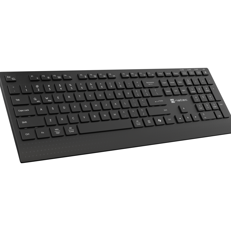 Natec Keyboard and Mouse | Stringray 2 | Keyboard and Mouse Set | Wireless | US | Black