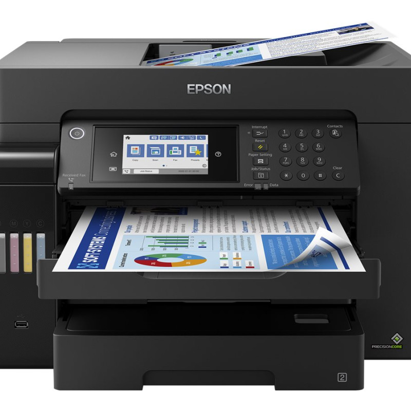 Epson | EcoTank L15160 | Inkjet | Colour | Multicunctional Printer | A3+ | Wi-Fi | Black