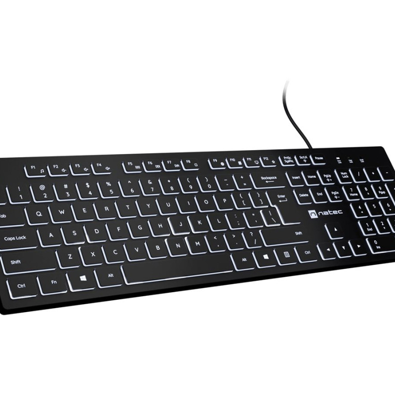 Natec | Herring Glow | Keyboard | Wired | US | Black