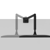 Neomounts Desk Mount | DS70-250BL1 Monitoru rokturis | Regulējams augstums, griešanās, nolieksme, pagrieziens | 17-35