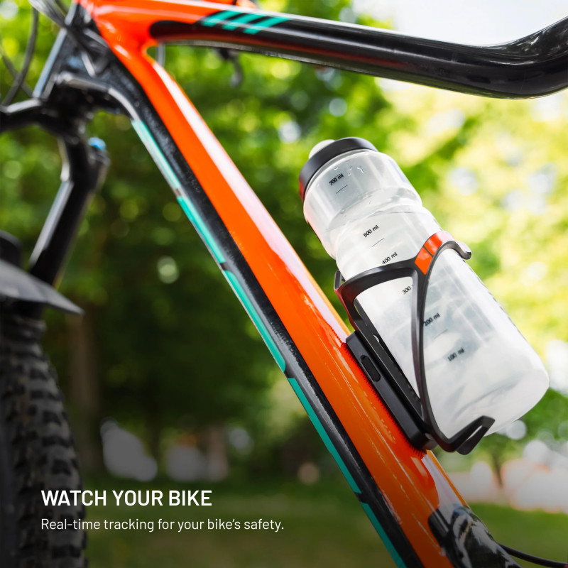 Fixed Tag Bikee ar Find My atbalstu | Melns