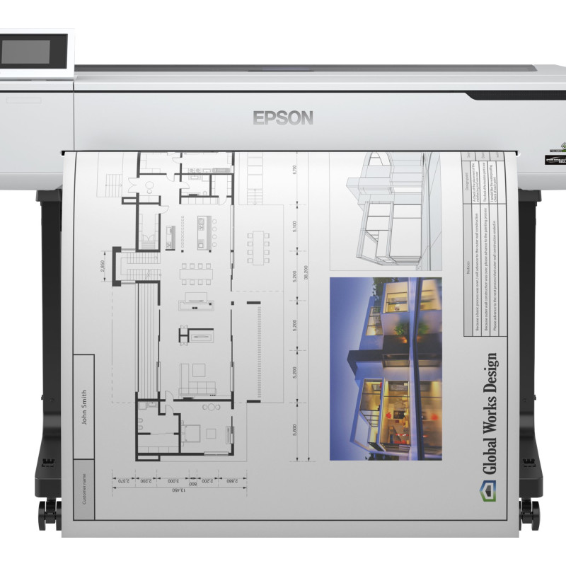 Epson | SC-T5100 | Tintes | Krāsu | A1 | Wi‑Fi | Pelēks