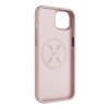 Fixed | MagFlow | Aizmugures vāciņš | Apple | iPhone 15 | Šķidrais silikons | Rozā