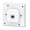 TP-LINK AX3000 sienas plāksnes WiFi 6 piekļuves punkts | EAP650-Wall | 802.11ax | 2.4 GHz/5 GHz | 10/100/1000 Mbit/s | Ethernet LAN (RJ-45) porti 2 | MU-MIMO Nav | PoE in