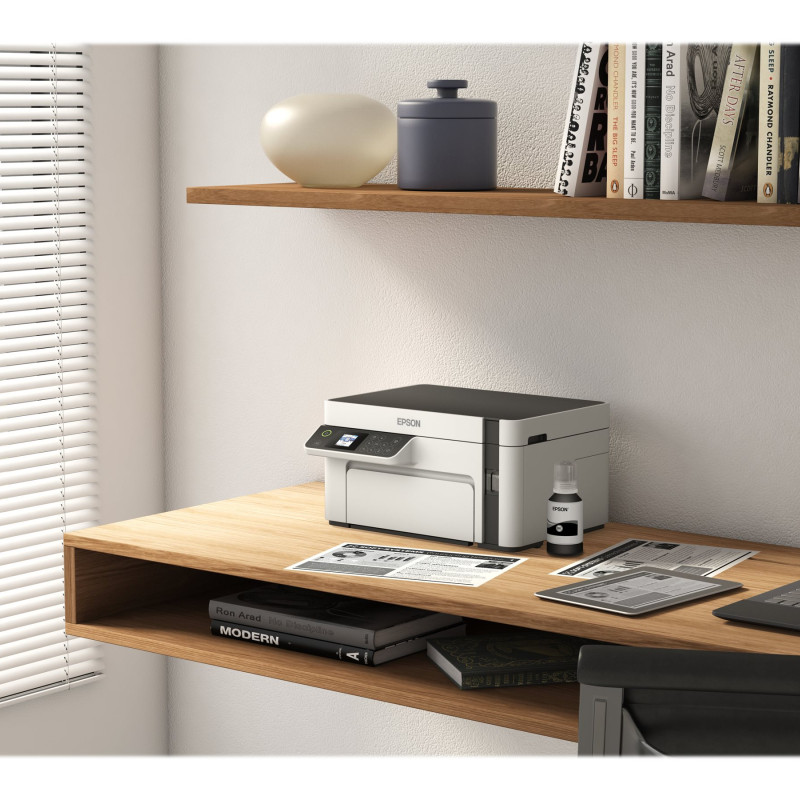 Epson | Daudzfunkcionāls kompakts printeris | EcoTank M2120 | Tintes | Melnbalts | A4 | Wi‑Fi | Balts