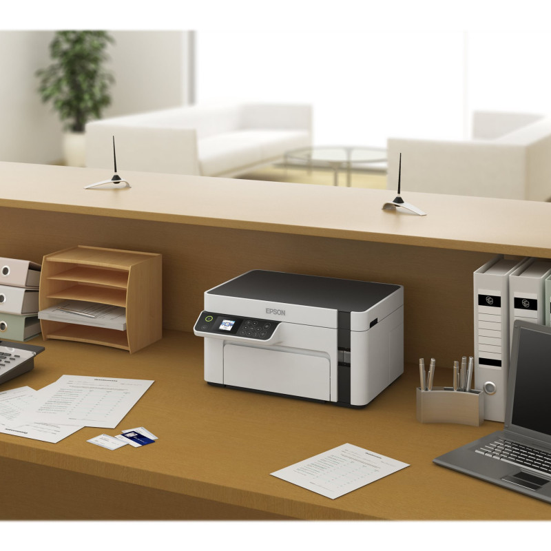 Epson | Daudzfunkcionāls kompakts printeris | EcoTank M2120 | Tintes | Melnbalts | A4 | Wi‑Fi | Balts
