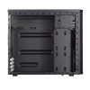 Fractal Design | CORE 1100 | Melns | Micro ATX | ATX barošanas bloki, līdz 185 mm, ja ir uzstādīta optiskā iekārta parastā garumā