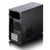 Fractal Design | CORE 1100 | Melns | Micro ATX | ATX barošanas bloki, līdz 185 mm, ja ir uzstādīta optiskā iekārta parastā garumā