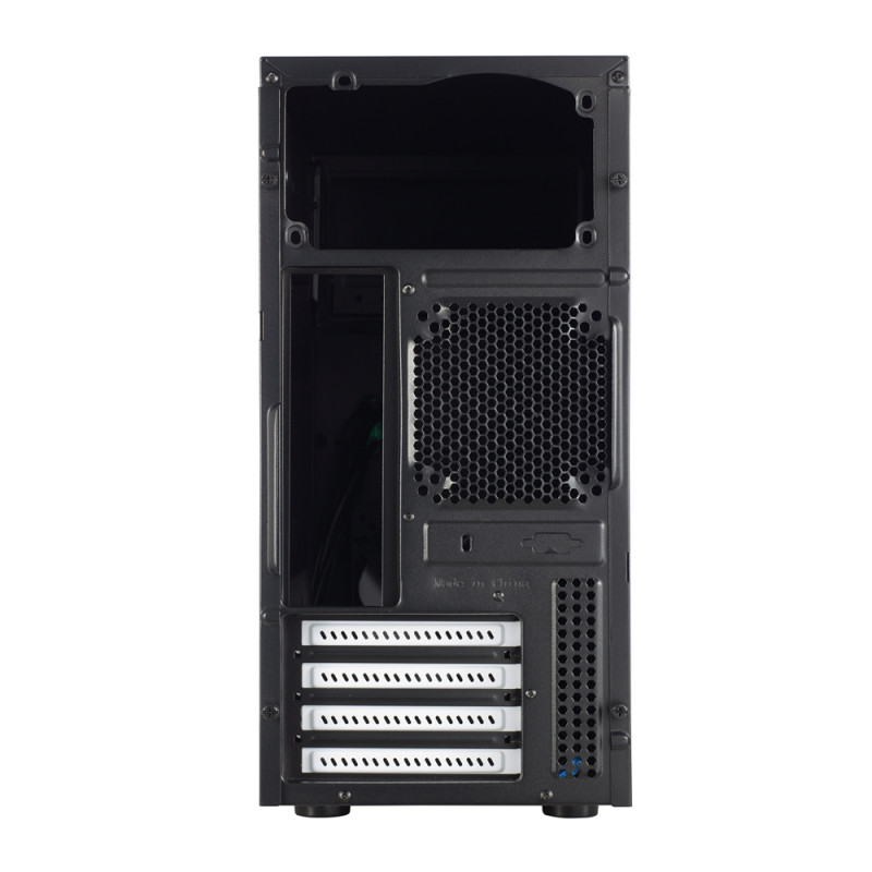 Fractal Design | CORE 1100 | Melns | Micro ATX | ATX barošanas bloki, līdz 185 mm, ja ir uzstādīta optiskā iekārta parastā garumā