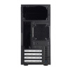 Fractal Design | CORE 1100 | Melns | Micro ATX | ATX barošanas bloki, līdz 185 mm, ja ir uzstādīta optiskā iekārta parastā garumā