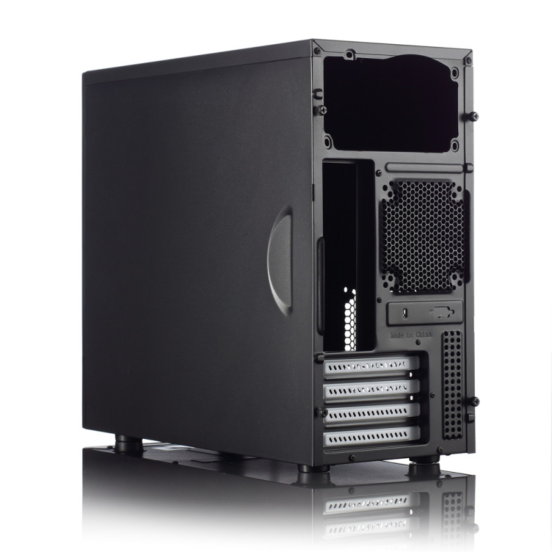 Fractal Design | CORE 1100 | Melns | Micro ATX | ATX barošanas bloki, līdz 185 mm, ja ir uzstādīta optiskā iekārta parastā garumā