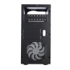 Fractal Design | CORE 1100 | Melns | Micro ATX | ATX barošanas bloki, līdz 185 mm, ja ir uzstādīta optiskā iekārta parastā garumā