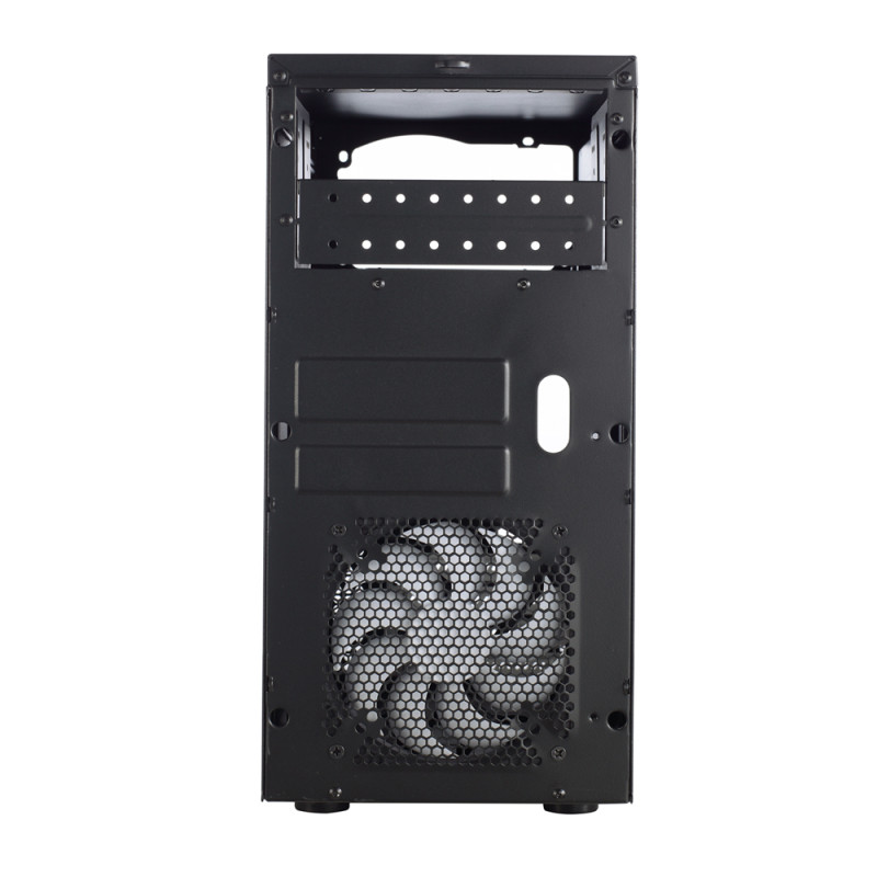 Fractal Design | CORE 1100 | Melns | Micro ATX | ATX barošanas bloki, līdz 185 mm, ja ir uzstādīta optiskā iekārta parastā garumā
