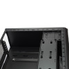 Fractal Design | CORE 1100 | Melns | Micro ATX | ATX barošanas bloki, līdz 185 mm, ja ir uzstādīta optiskā iekārta parastā garumā