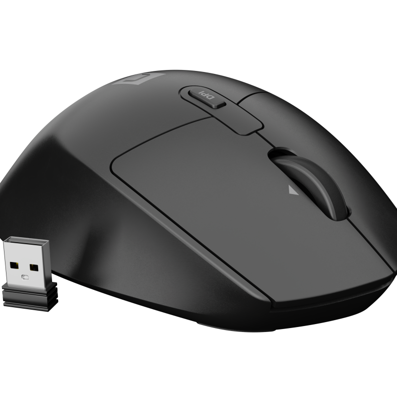 Natec Kite | Bezvadu | Bluetooth, 2,4 GHz | Melns
