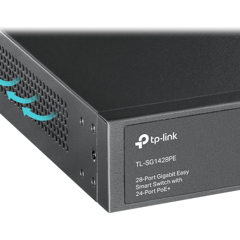 TP-LINK | Slēdzis | TL-SG1428PE | Web pārvaldāms | 19