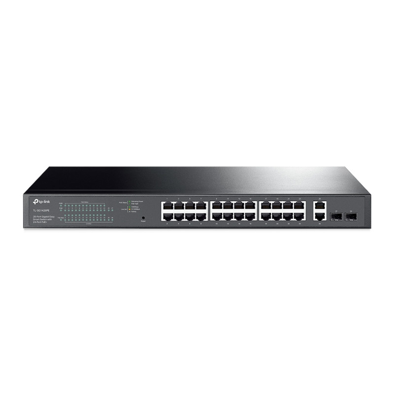 TP-LINK | Slēdzis | TL-SG1428PE | Web pārvaldāms | 19