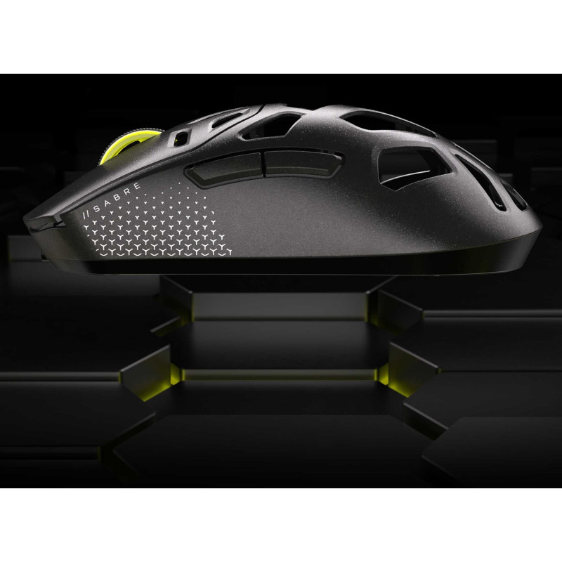 Corsair SABRE V2 PRO | Gaming Mouse | Wireless/Wired | 2.4GHz, Bluetooth, USB-C | Black