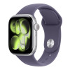 Apple Watch Series 11 GPS + Cellular 42mm Space Grey alumīnija korpuss ar melnu sporta siksnu - S/M | Apple