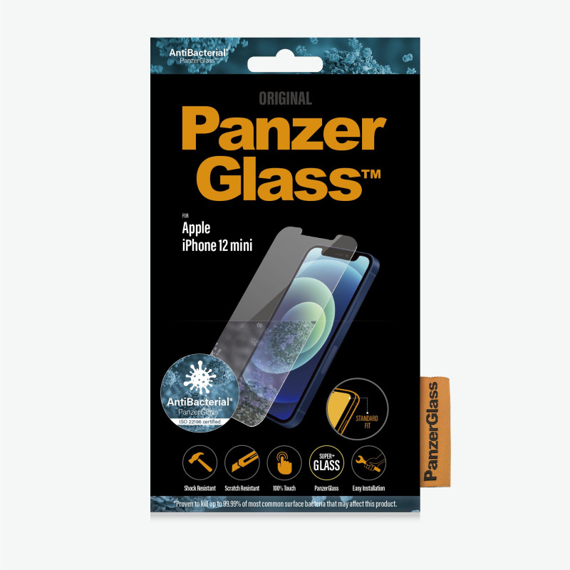 PanzerGlass | Apple | iPhone 12 Mini | Stikls | Caurspīdīgs | Skaidrs ekrāna aizsargplēve