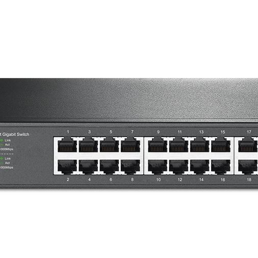 TP-LINK | Switch | TL-SG1024D | Nepārvaldāms | Galda/Rack uzstādāms | Gigabit Ethernet (vara) portu skaits 24 | 36 mēneši